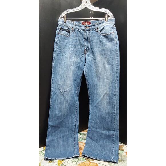 Lucky Jeans Men Size 34" x 34" Relaxed Straight 5 pocket Jeans - Picture 5 of 6